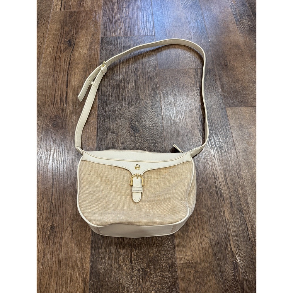 Vintage Etienne Aigner Beige Shoulder Bag